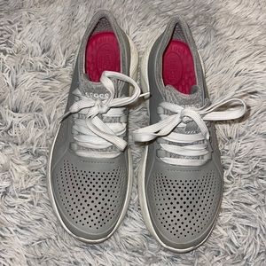 Womens croc tennis shoes